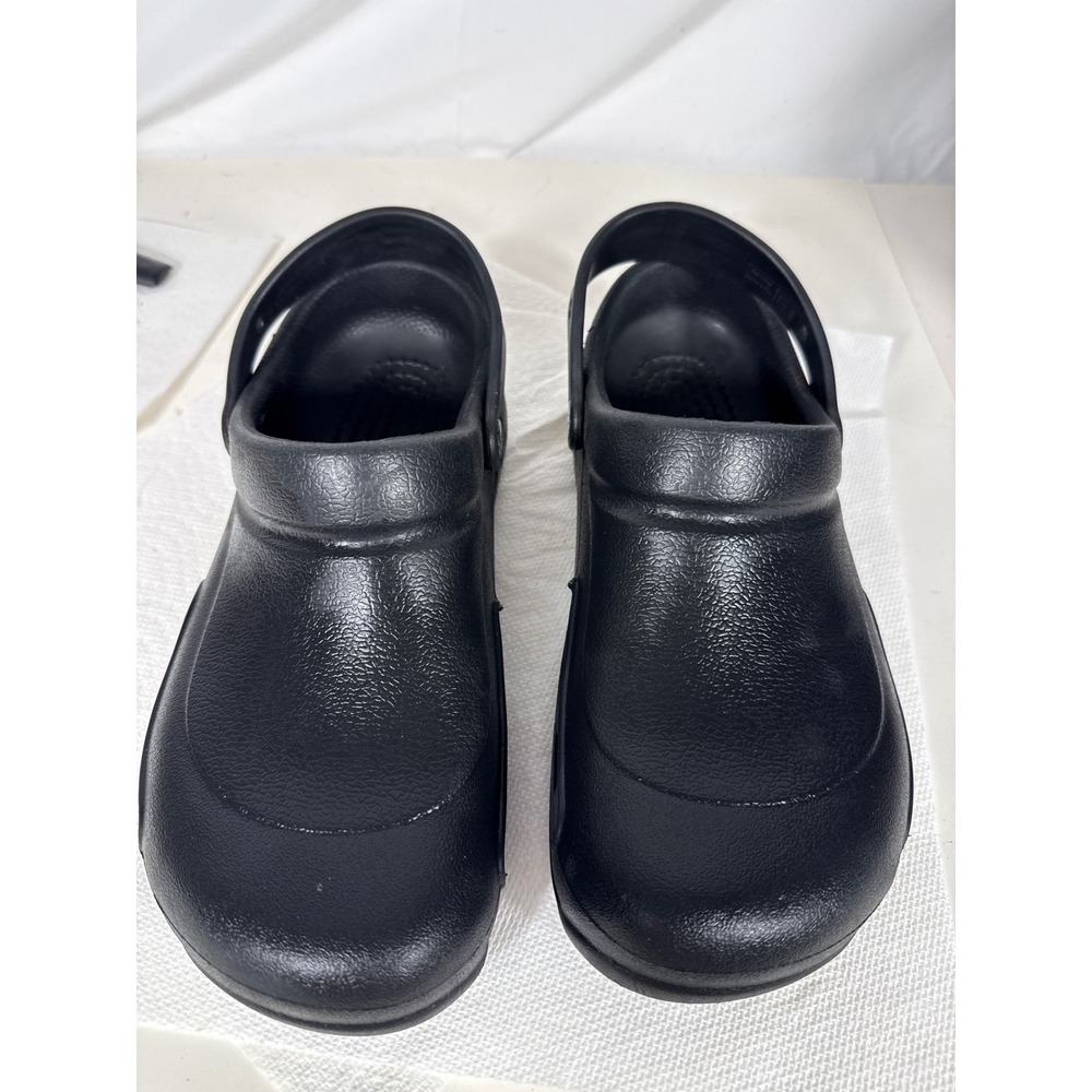 Crocs Bistro Clogs Mens 10 Black Slip Resistant Work Shoes 10075